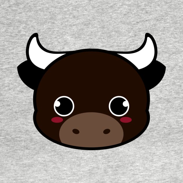 Cute Black Bull by alien3287